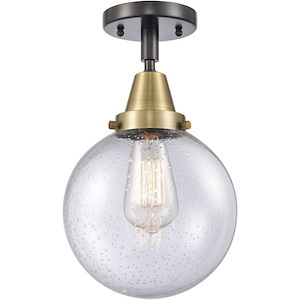 Beacon - 1 Light Semi-Flush Mount-12.75 Inch Tall and 8 Inch Wide - 1375756