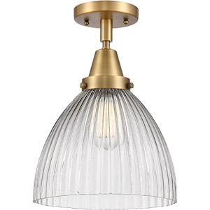 Seneca Falls - 1 Light Semi-Flush Mount-12.5 Inch Tall and 9.5 Inch Wide - 1423849