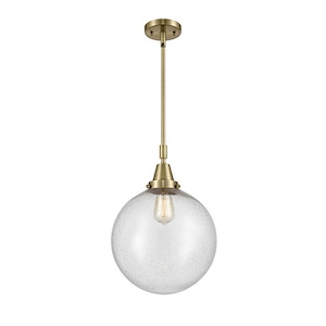 Beacon - 1 Light Stem Hung Mini Pendant In Industrial Style-16.13 Inches Tall and 12 Inches Wide