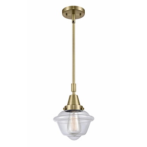 Oxford - 1 Light Stem Hung Mini Pendant In Traditional Style-9.13 Inches Tall and 7.5 Inches Wide - 1289360