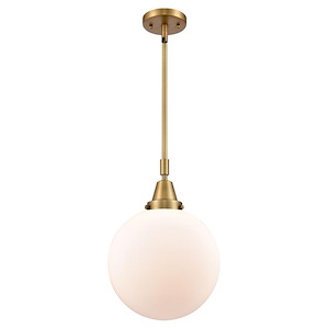 Beacon - 1 Light Stem Hung Mini Pendant In Industrial Style-14.13 Inches Tall and 10 Inches Wide - 1289416