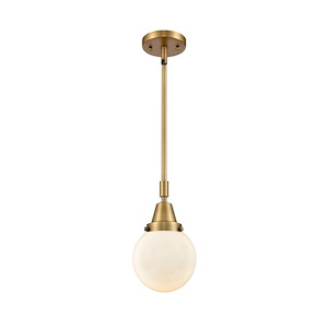 Beacon - 1 Light Stem Hung Mini Pendant In Industrial Style-10.63 Inches Tall and 6 Inches Wide - 1289343