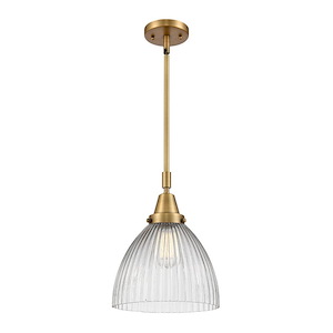 Seneca Falls - 100W 1 LED Mini Pendant-13.13 Inch Tall and 9.5 Inch Wide - 1423885