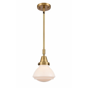 Olean - 1 Light Stem Hung Mini Pendant In Industrial Style-8.88 Inches Tall and 6.75 Inches Wide