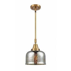 Bell - 1 Light Stem Hung Mini Pendant In Industrial Style-11.13 Inches Tall and 8 Inches Wide - 1289367