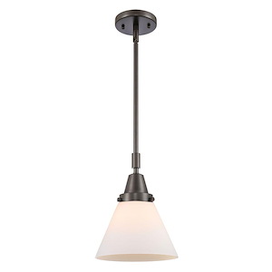 Cone - 1 Light Stem Mini Pendant-11.13 Inch Tall and 8 Inch Wide - 1289364