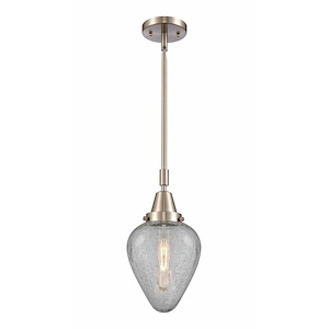 Geneseo - 1 Light Stem Hung Mini Pendant In Industrial Style-9.63 Inches Tall and 6.5 Inches Wide