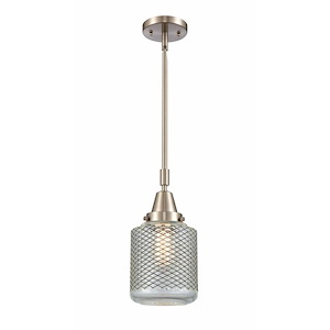 Stanton - 1 Light Stem Hung Mini Pendant In Industrial Style-13.13 Inches Tall and 6 Inches Wide