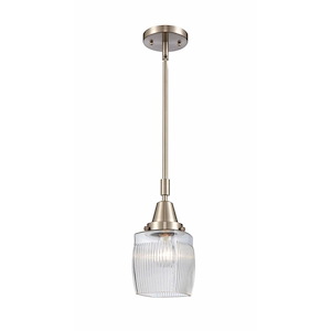 Colton - 1 Light Stem Hung Mini Pendant In Traditional Style-9.63 Inches Tall and 5.5 Inches Wide - 1289347