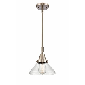 Caden - 1 Light Stem Hung Mini Pendant In Industrial Style-9.13 Inches Tall and 8 Inches Wide