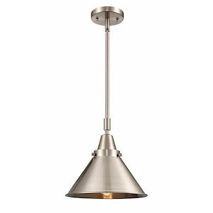 Briarcliff - 1 Light Stem Hung Mini Pendant In Traditional Style-11.13 Inches Tall and 10 Inches Wide