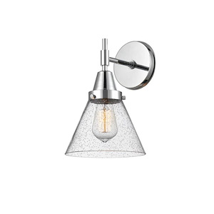 Cone - 1 Light Wall Sconce-11.25 Inches Tall and 7.75 Inches Wide