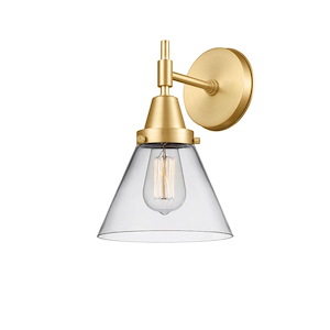 Cone - 1 Light Wall Sconce-11.25 Inch Tall and 7.75 Inch Wide - 1289346