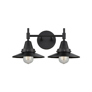 Railroad - 100W 2 LED Bath Vanity-7.25 Inch Tall and 17 Inch Wide - 1423905
