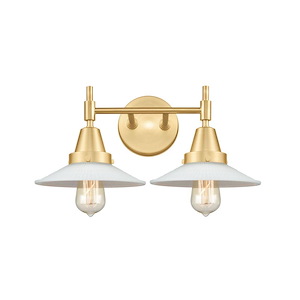 Halophane - 2 Light Bath Vanity-7.25 Inch Tall and 18 Inch Wide - 1423943