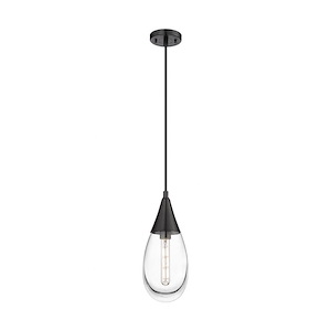 Malone - 1 Light Pendant In Contemporary Style-14.63 Inches Tall and 6 Inches Wide