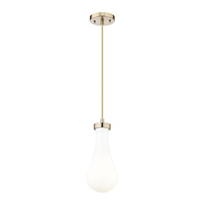 Owego - 1 Light Cord Hung Pendant-12.13 Inch Tall and 5.13 Inch Wide - 1374011