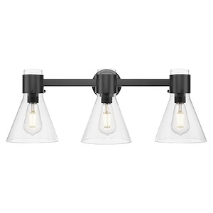 Lawton Cone - 3 Light Bath Vanity-24 Inch Wide and 9.63 Inch Tall - 1372665
