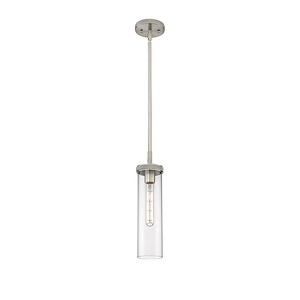 Lincoln - 1 Light Stem Hung Pendant In Industrial Style-15.5 Inches Tall and 3.88 Inches Wide - 1291921