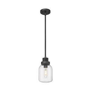 Somers - 1 Light Pendant In Industrial Style-10.13 Inches Tall and 5.5 Inches Wide - 1297562