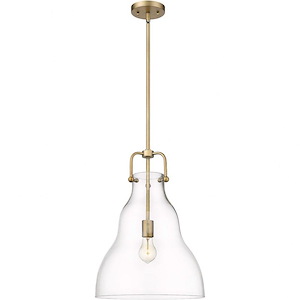 Haverhill - 1 Light Pendant In Industrial Style-19 Inches Tall and 14 Inches Wide