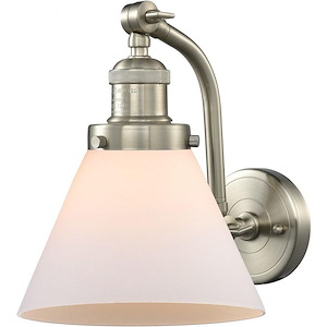 One Light Double Swivel Wall Sconce-8 Inches Wide by 10 Inches High