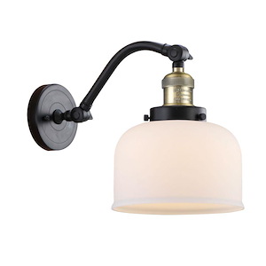 Bell - 1 Light Adjustable Wall Sconce-11.5 Inch Tall and 8 Inch Wide - 1289385