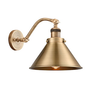 Briarcliff - 100W 1 LED Adjustable Wall Sconce-11 Inch Tall and 10 Inch Wide - 1424132