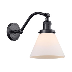 Cone - 1 Light Wall Sconce In Industrial Style-11.5 Inches Tall and 8 Inches Wide