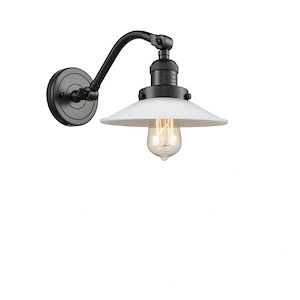 Halophane - 1 Light Wall Sconce In Industrial Style-11.5 Inches Tall and 8.5 Inches Wide