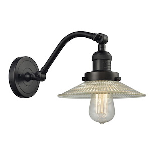 Halophane - 100W 1 LED Adjustable Wall Sconce-11.5 Inch Tall and 8.5 Inch Wide - 1271737