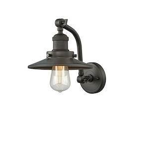 Railroad - 100W 1 LED Adjustable Wall Sconce-11.5 Inch Tall and 5 Inch Wide - 1424094