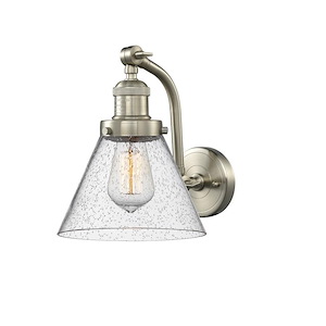 Cone - 1 Light Wall Sconce In Industrial Style-11.5 Inches Tall and 8 Inches Wide - 1289408
