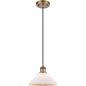 Orwell-1 Light Mini Pendant in Industrial Style-8.38 Inches Wide by 6.5 Inches High