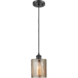 Cobbleskill - 1 Light Cord Hung Mini Pendant In Industrial Style-8 Inches Tall and 5 Inches Wide