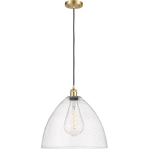 Ballston Cone - 1 Light Mini Pendant In Industrial Style-18.75 Inches Tall and 16 Inches Wide
