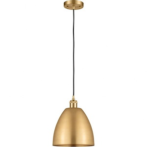 Ballston Dome - 1 Light Mini Dome Pendant In Industrial Style-12.88 Inches Tall and 9 Inches Wide