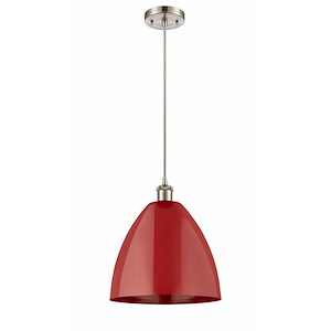 Ballston Cone - 1 Light Mini Dome Pendant In Industrial Style-14.75 Inches Tall and 12 Inches Wide - 1051472