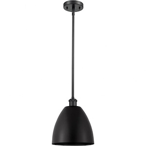 Ballston Dome - 1 Light Dome Pendant In Industrial Style-10.88 Inches Tall and 9 Inches Wide