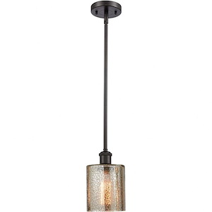 Cobleskill-One Light Semi-Flush Mount-5 Inches Wide by 8 Inches High