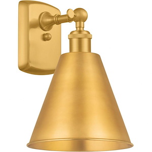 Ballston Cone - 1 Light Wall Sconce In Industrial Style-11.25 Inches Tall and 8 Inches Wide - 1115952