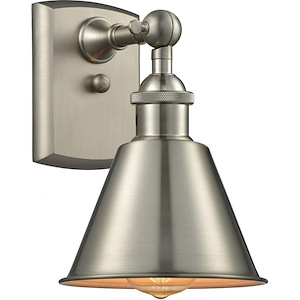Ballston Cone-1 Light Wall Sconce-7 Inches Wide by 10.5 Inches High