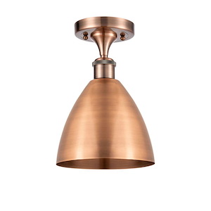 Bristol - 1 Light Semi-Flush Mount-10.75 Inch Tall and 7.5 Inch Wide - 1424310
