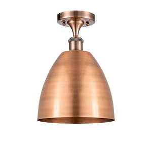 Bristol - 1 Light Semi-Flush Mount-12.38 Inch Tall and 9 Inch Wide - 1424417