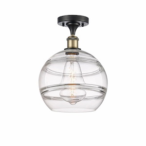 Rochester - 1 Light Semi-Flush Mount In Industrial Style-12.88 Inches Tall and 10 Inches Wide - 1330012