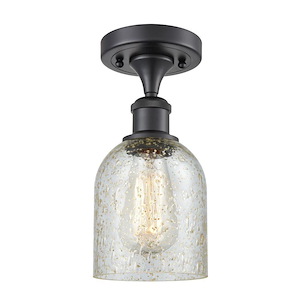 Caledonia - 1 Light Semi-Flush Mount-10.25 Inch Tall and 5 Inch Wide - 1424486
