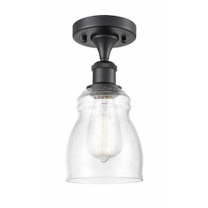 Ellery - 1 Light Semi-Flush Mount In Nautiical Style-13 Inches Tall and 4.5 Inches Wide - 1289445