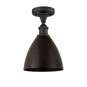 Bristol - 100W 1 LED Semi-Flush Mount-10.75 Inch Tall and 7.5 Inch Wide - 1424494