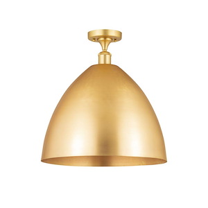 Bristol - 100W 1 LED Semi-Flush Mount-18.25 Inch Tall and 16 Inch Wide - 1424400