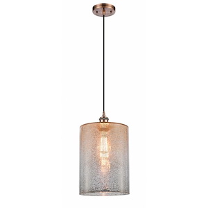 Cobbleskill - 1 Light Cord Hung Mini Pendant In Industrial Style-14 Inches Tall and 9 Inches Wide - 1289501